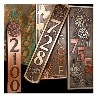 Atlas adds vertical plaques house number plaques and address plaques