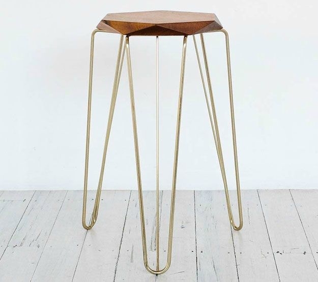 Brass modern bar stool 11