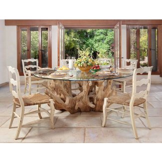 Wood Base Glass Top Dining Table For 2020 Ideas On Foter