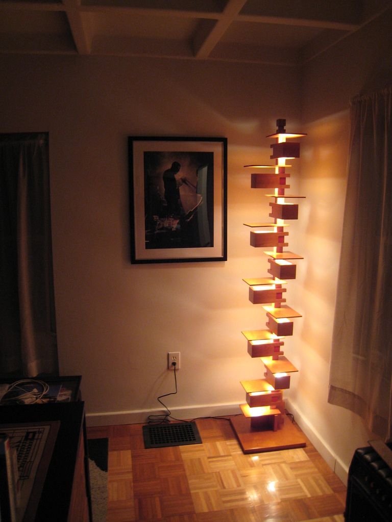 frank lloyd wright style table lamps
