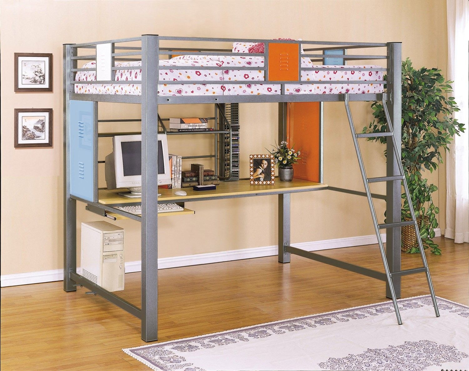 Full Size Bunk Bed With Desk Ideas On Foter