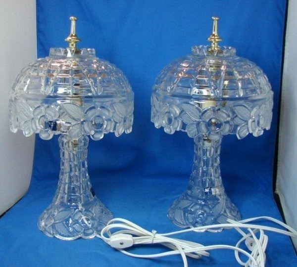 lead crystal table lamps