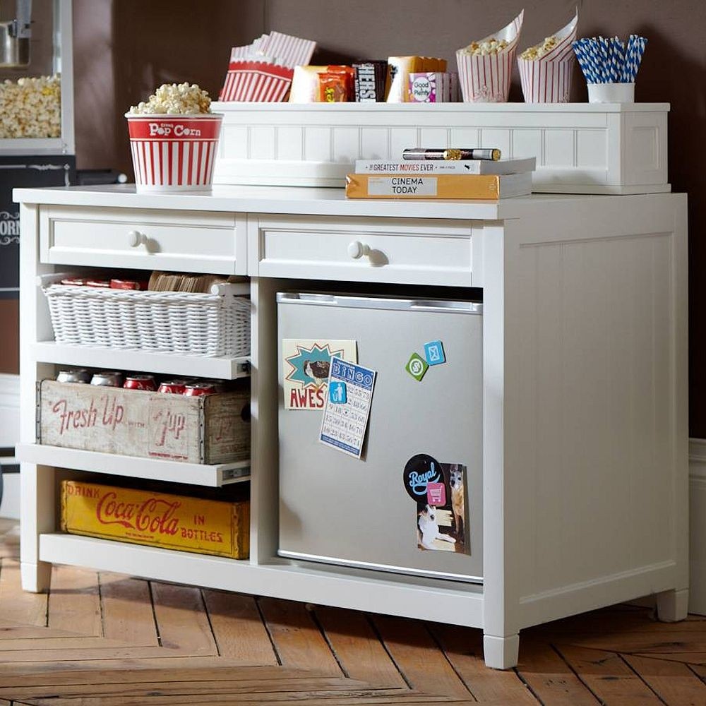 Mini Fridge Storage Cabinet