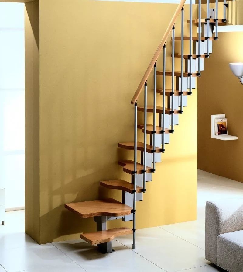 Compact Loft Stairs with Storage