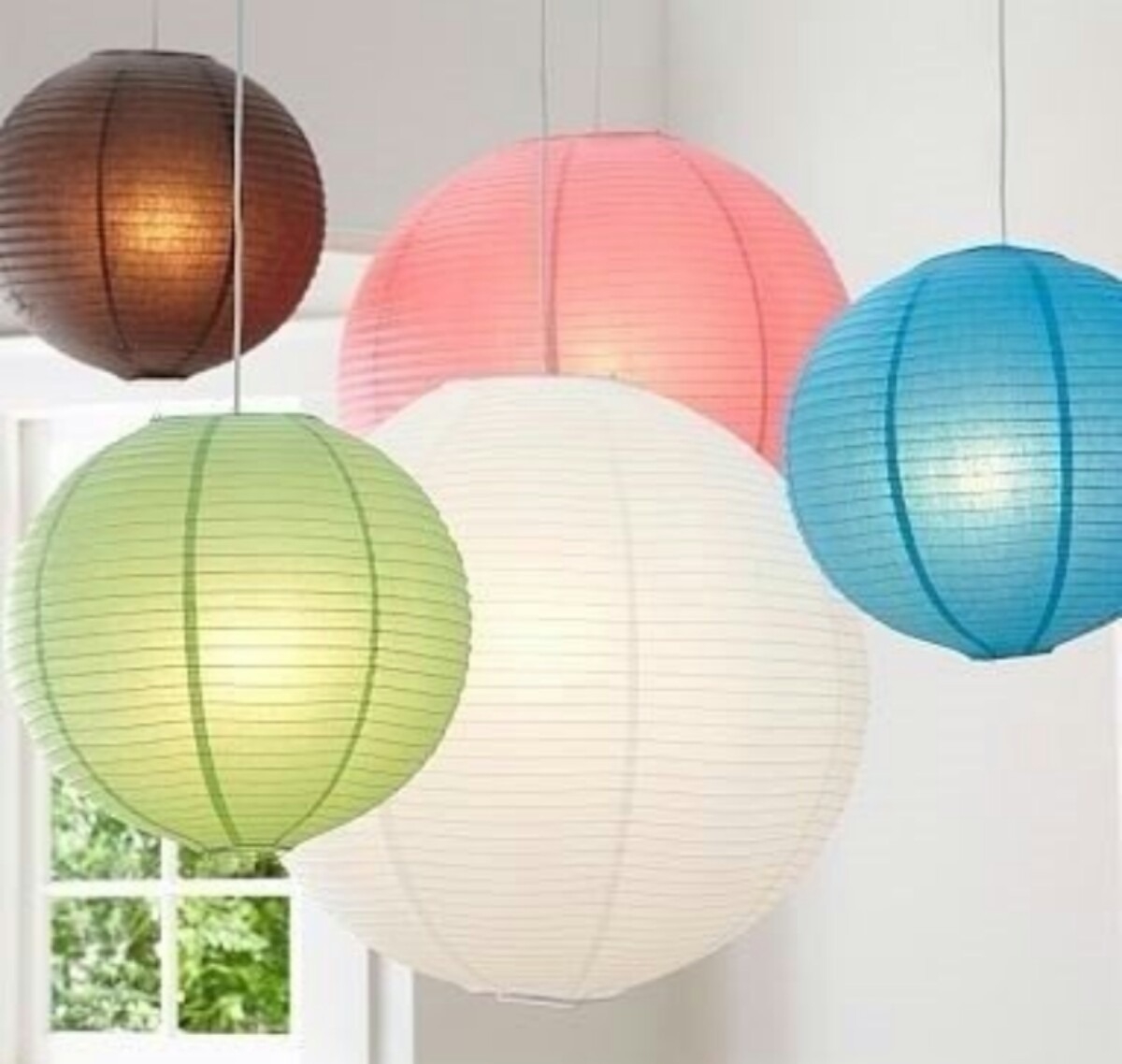 Paper Lantern Table Lamp - Foter