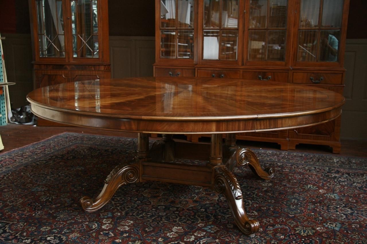 Round dining room table seats 12 1