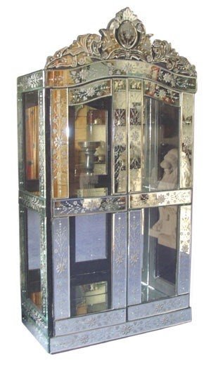 Venetian mirror armoire
