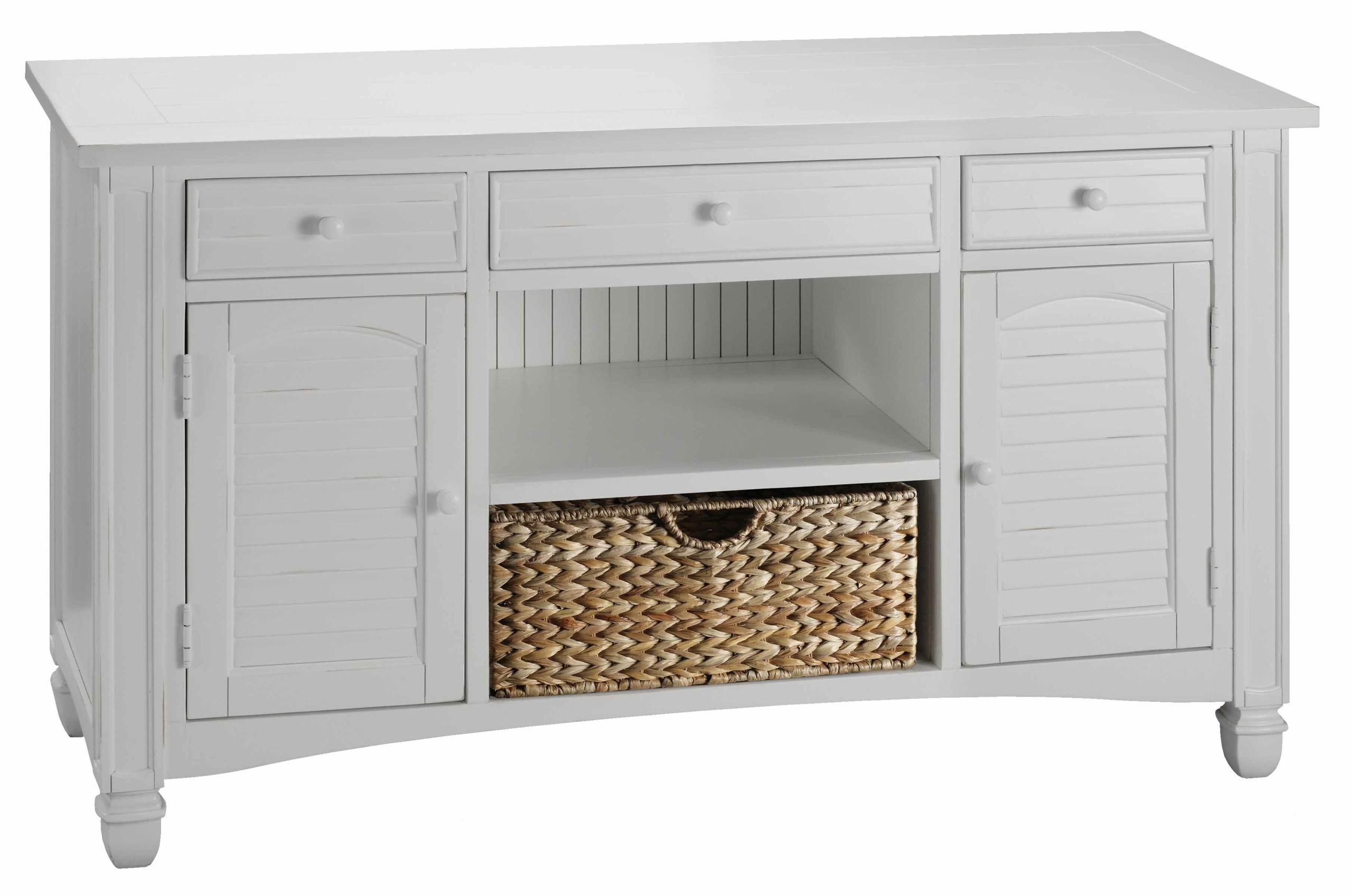 White console table with baskets 20