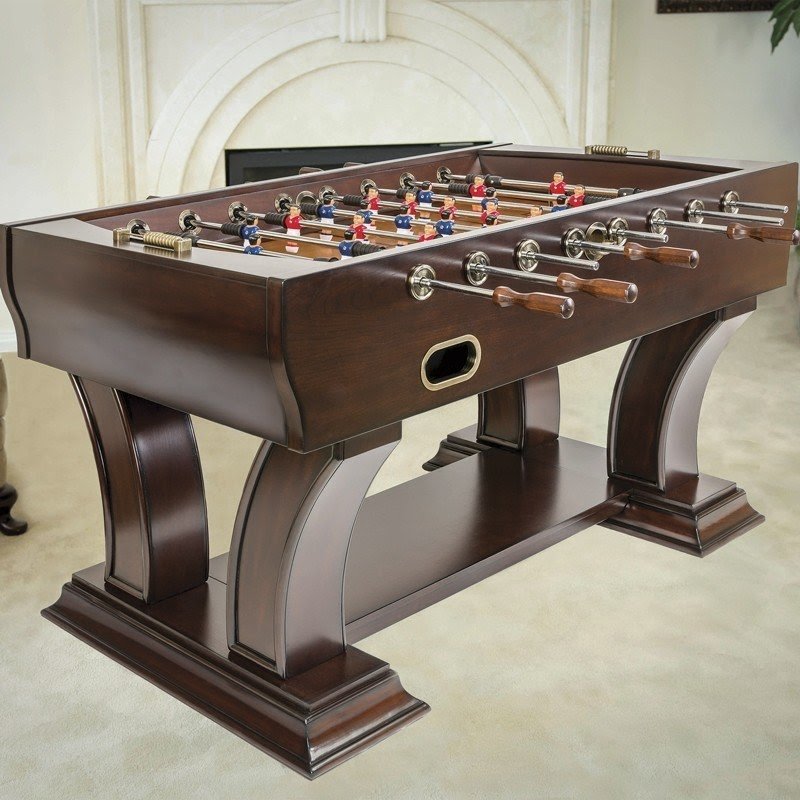 Wooden football table