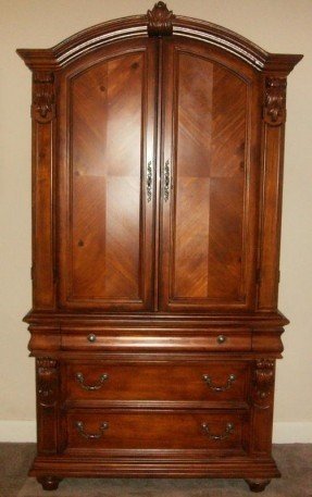 Tv Armoire With Doors And Drawers - Foter