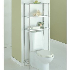 toilet over bathroom etagere space saver storage shelf shelving metal shelves bath bamboo small organizer foter rack spacesaver doors