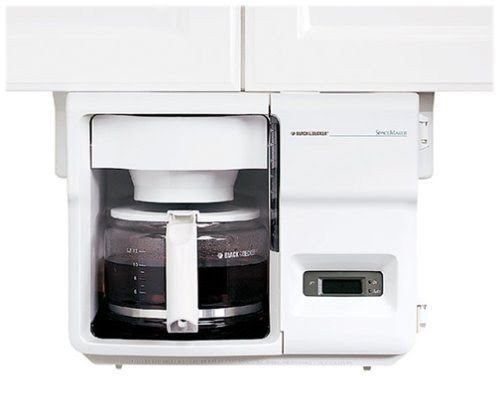 space saver coffee maker under cabinet mount