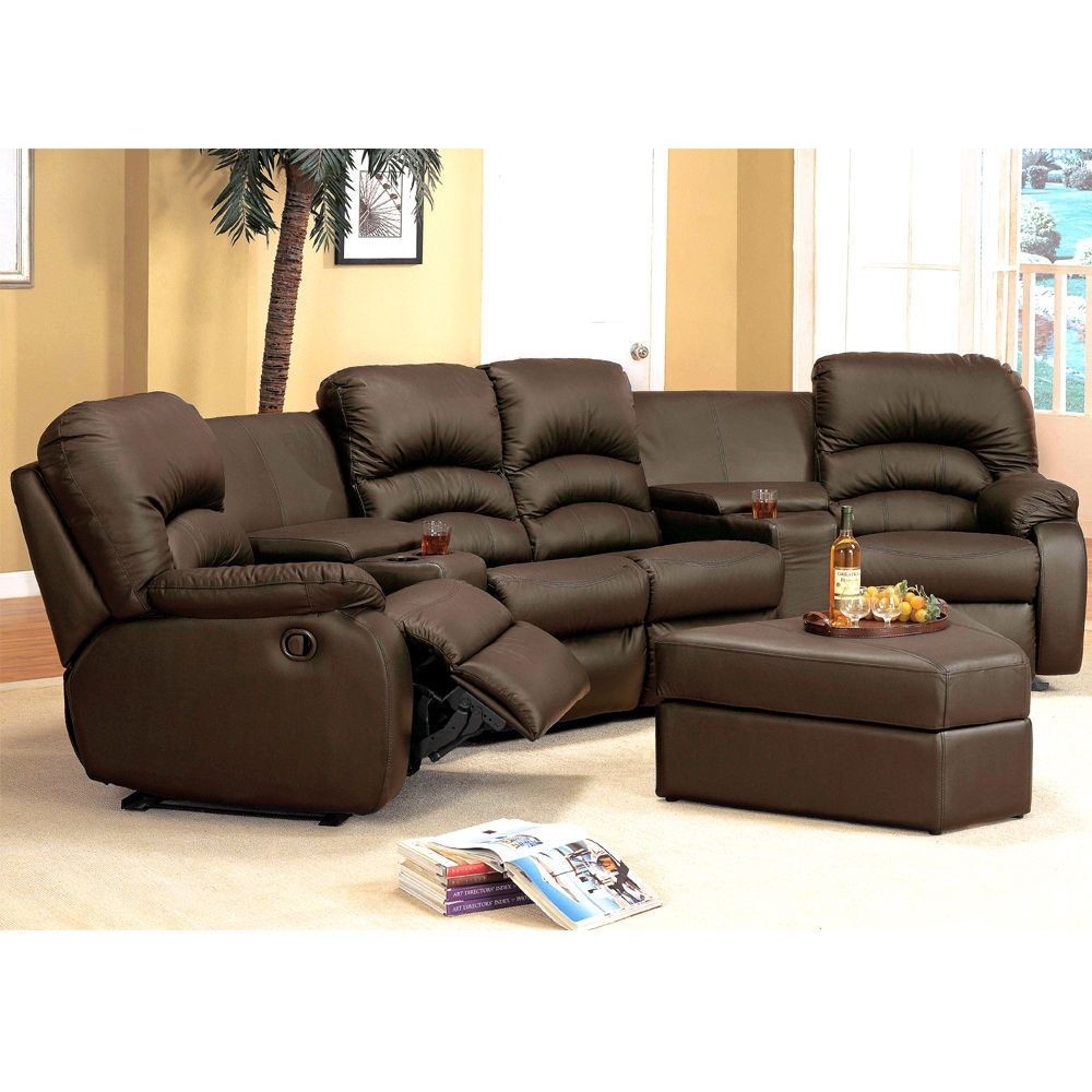 round recliner sofa