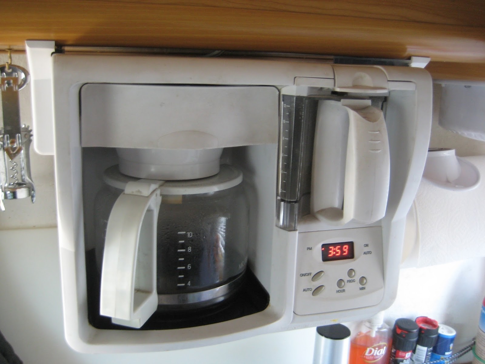 space saver coffee maker