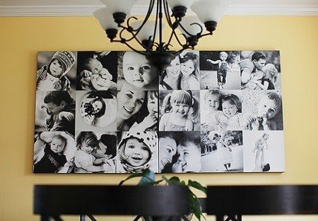 Large family collage picture frames