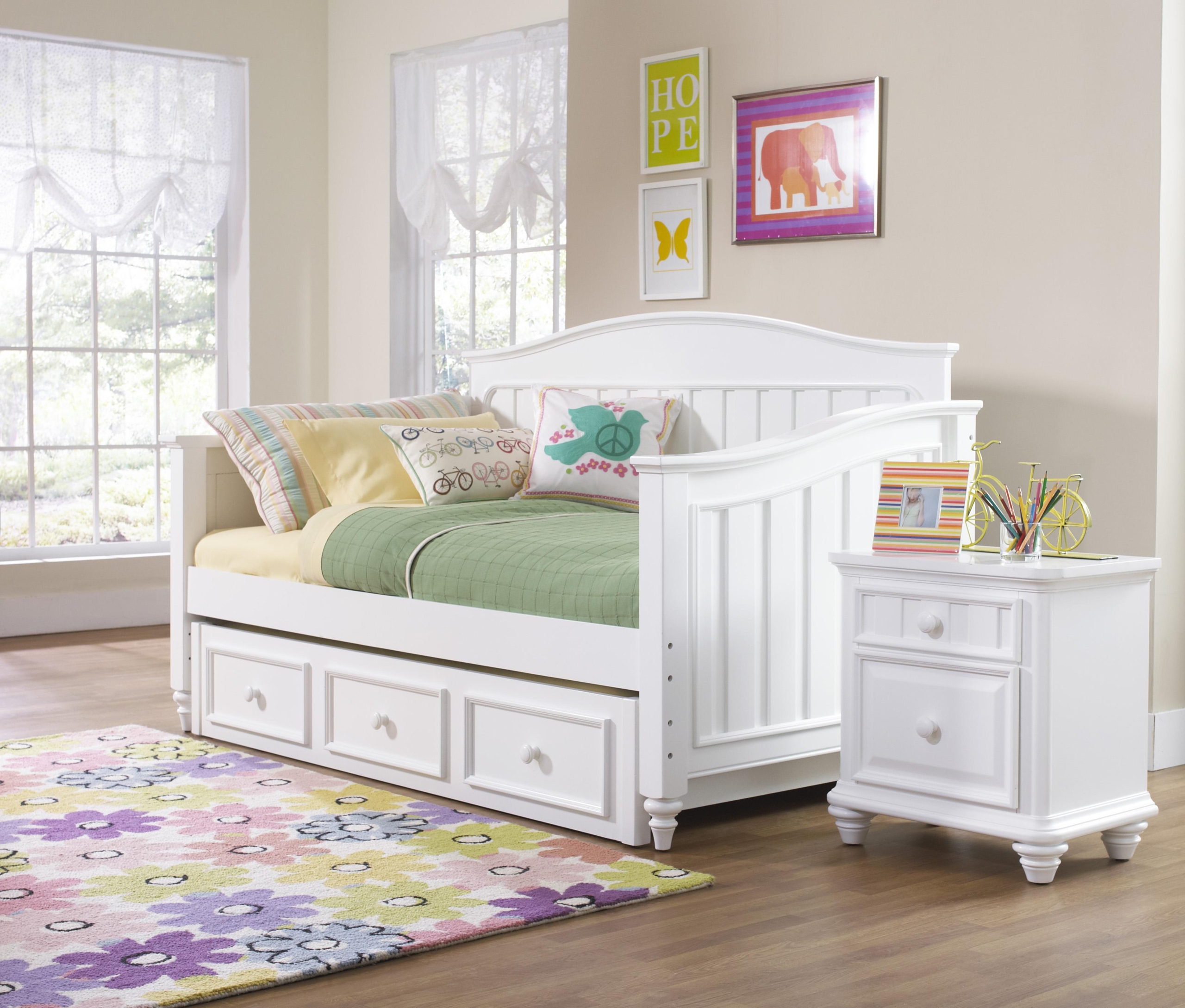 Samuel lawrence furniture summertime day bed with trundle storage unit