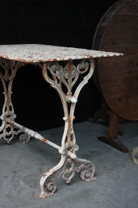 19 th century cast iron garden table items by category