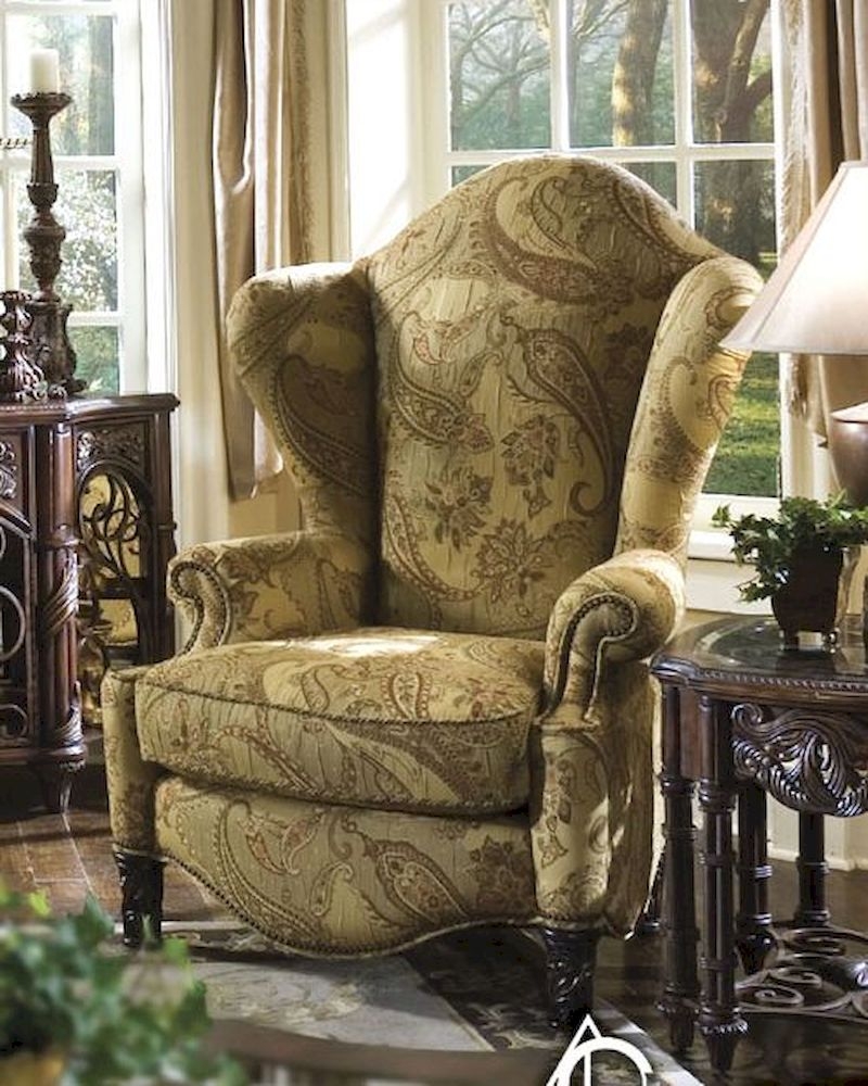 A chair exuding elegance the essex manor high back wing