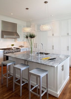 White Kitchen Island With Granite Top - Ideas on Foter