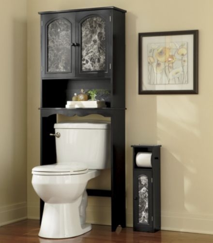 Black Over The Toilet Storage - Foter