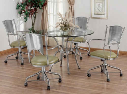 Dining chairs with wheels 23