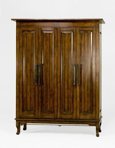 Entertainment armoire with doors 3