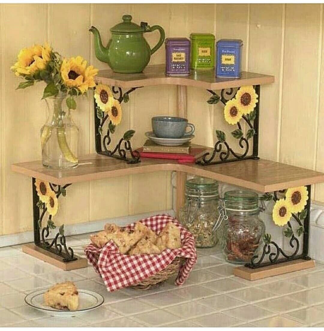 Kitchen counter shelf 1