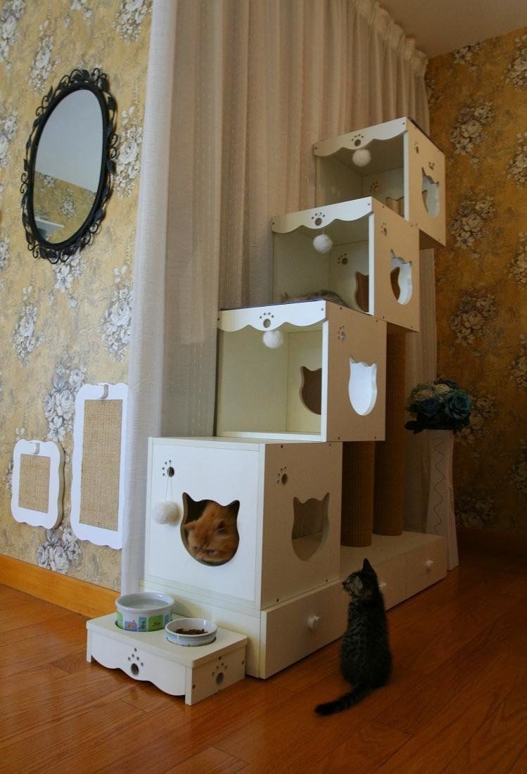 Diy cat tower clearance ideas