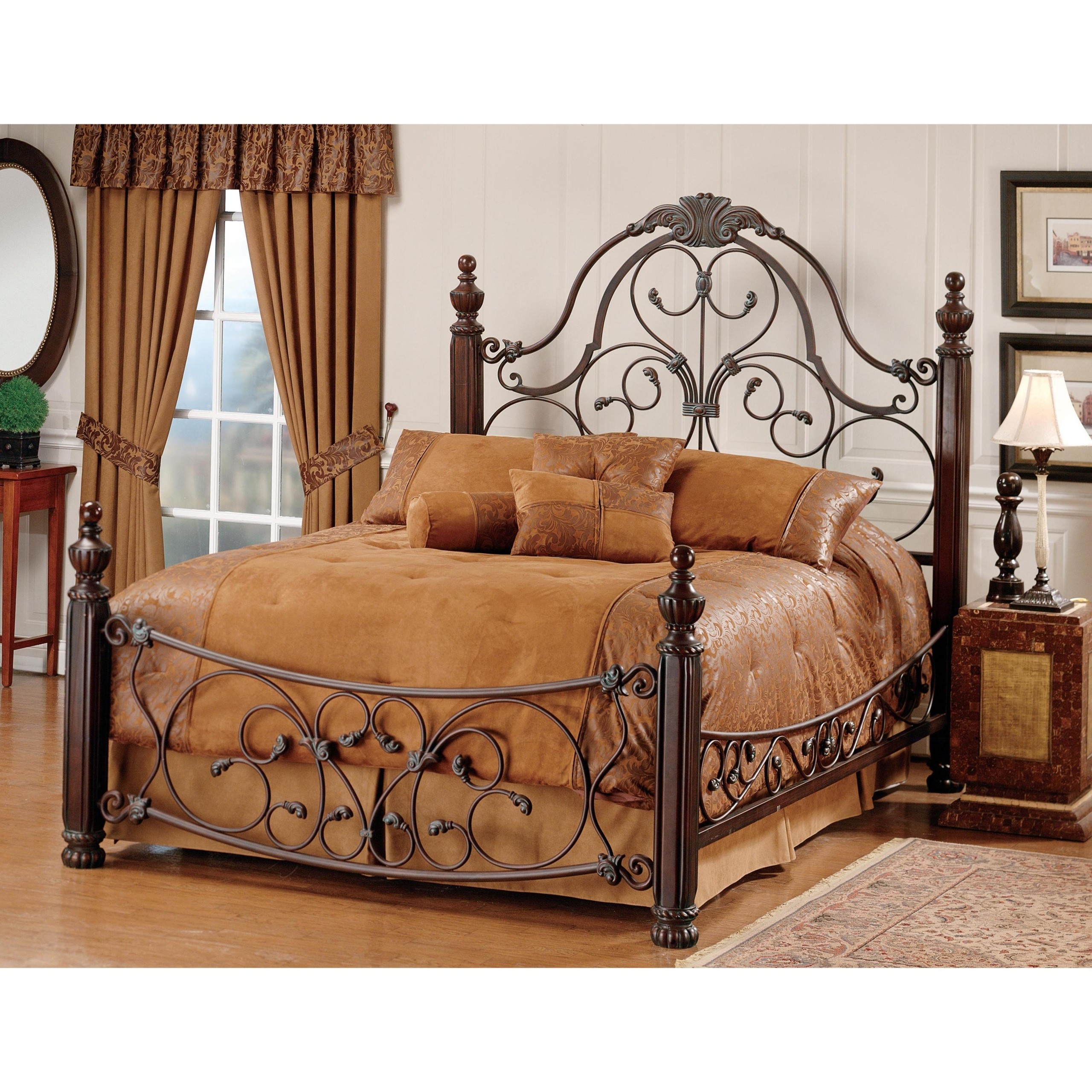 Ornate king size beds