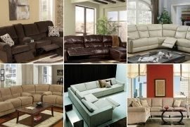 small reclining sofa