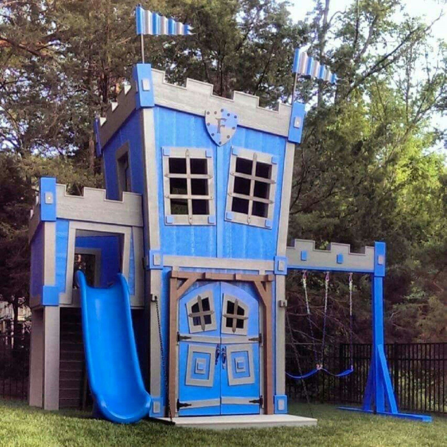 The castle playset by imagine that playhouses more