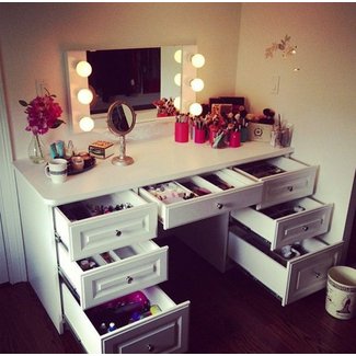 Vanity Dressing Table With Mirror And