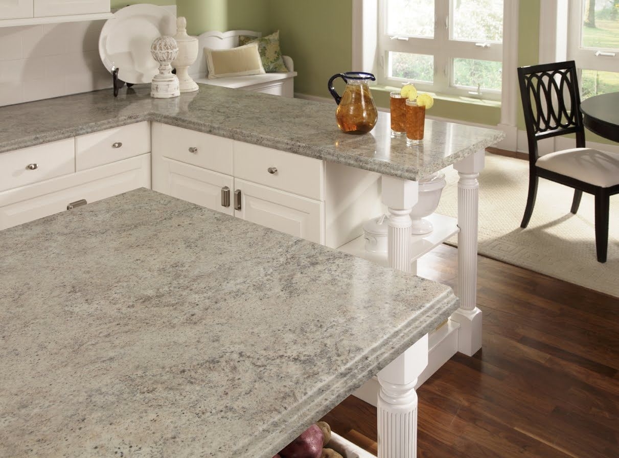 White Kitchen Island With Granite Top - Foter  Kitchen remodel small,  Kitchen remodel countertops, Kitchen layout