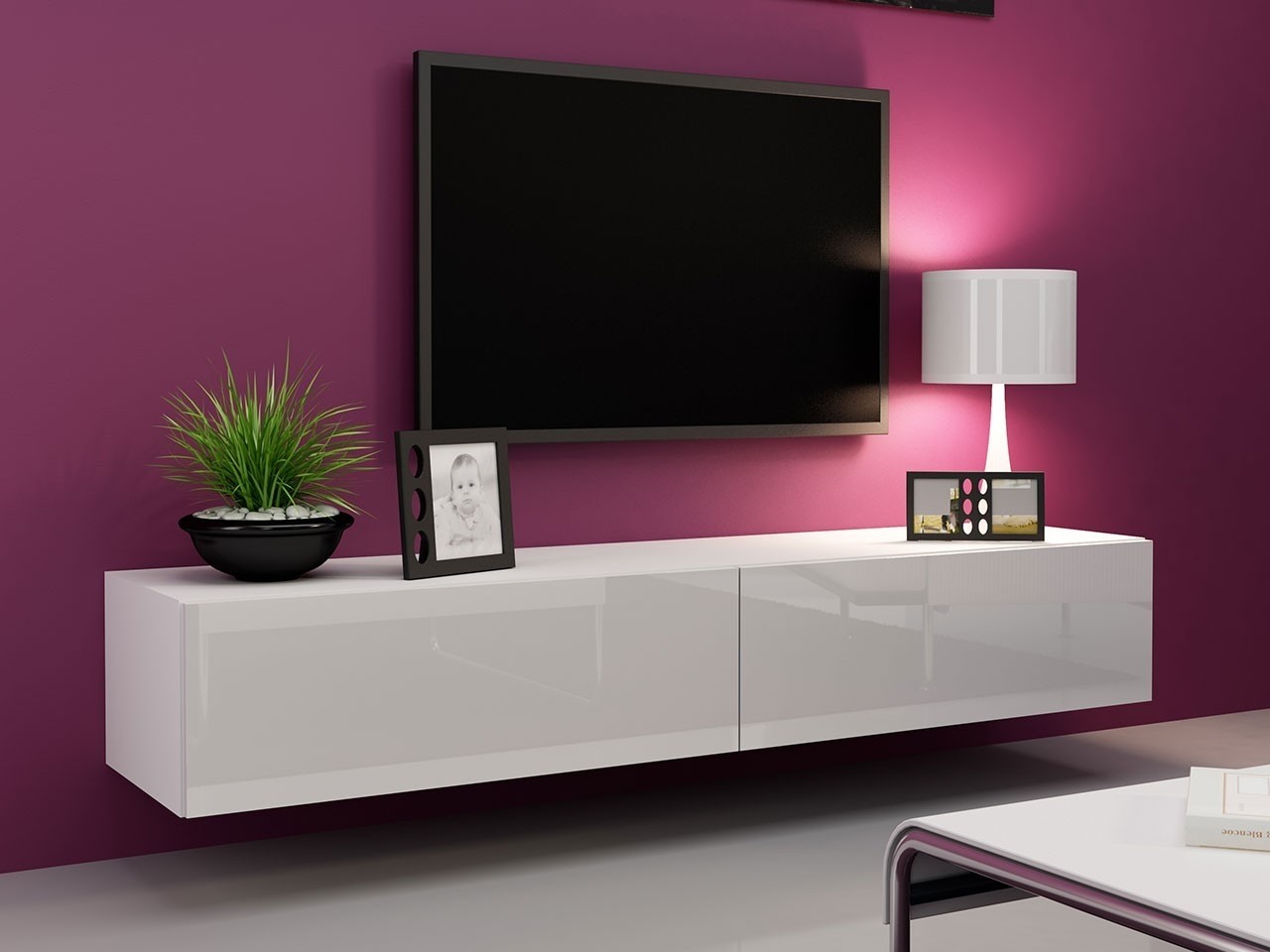 Tv unit deals in white colour