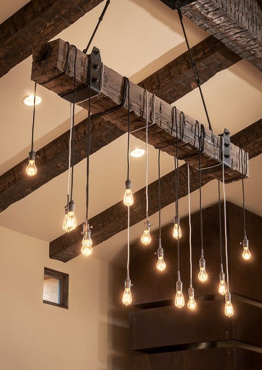 wooden chandelier design