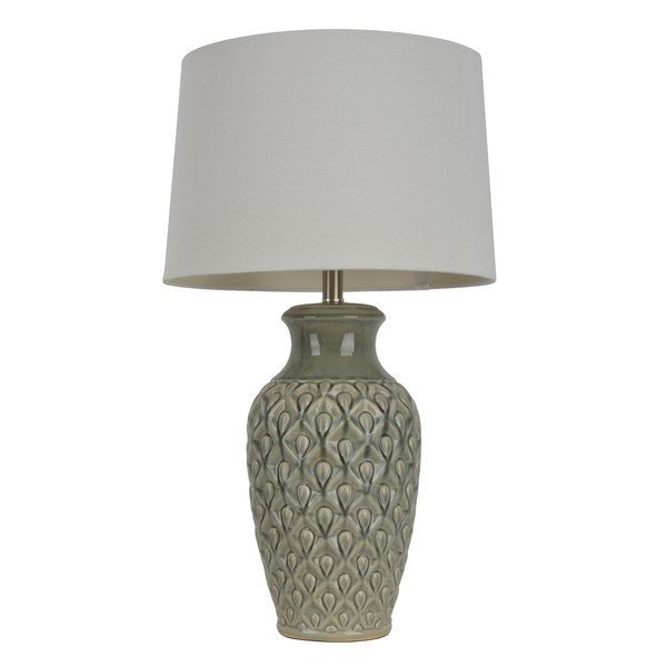 30 inch crackle table lamp