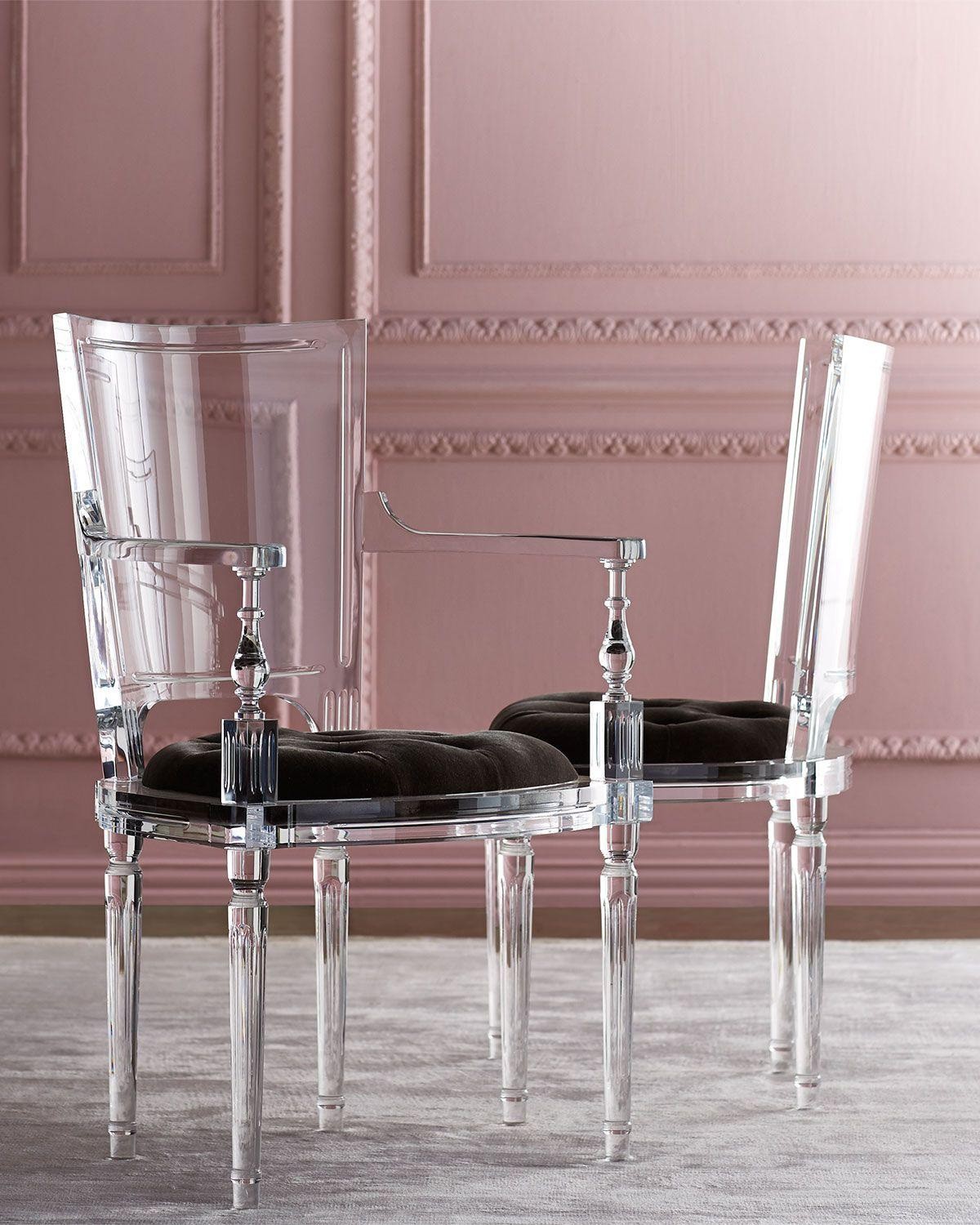 transparent dining room chairs