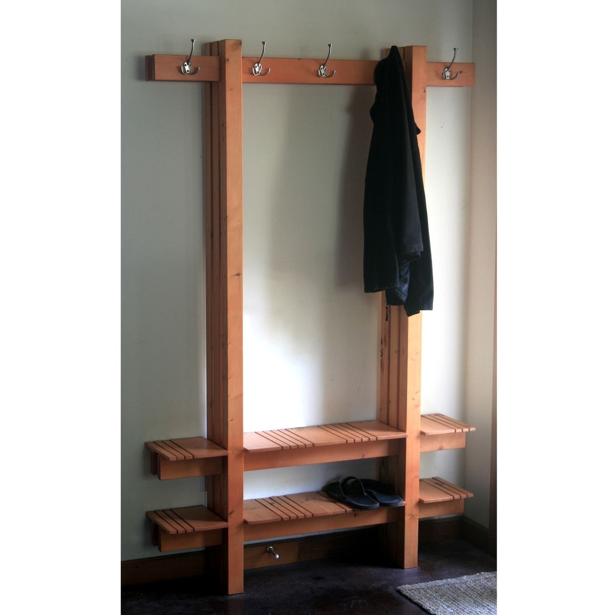 boot bench and coat rack