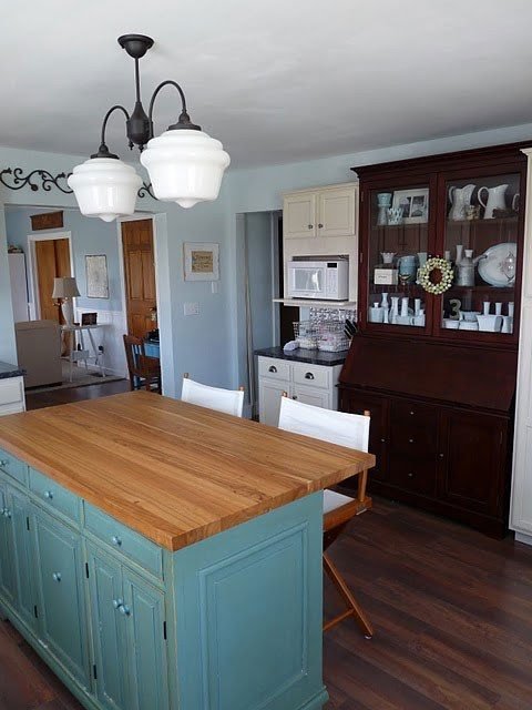 Kitchen Island With Cutting Board Top - Foter