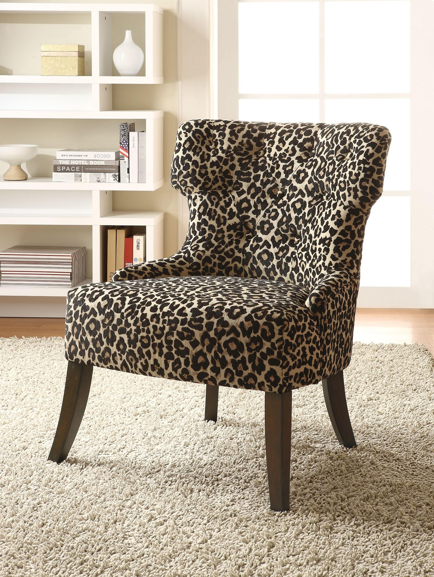 Cheetah print online chair