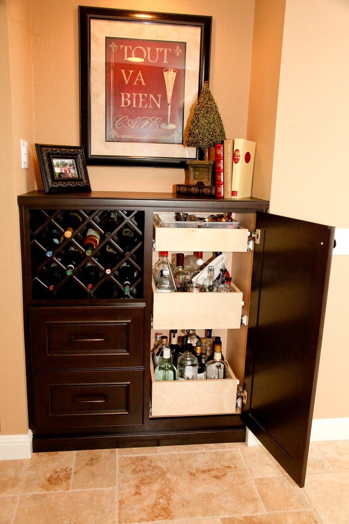 Home bar liquor cabinet 26
