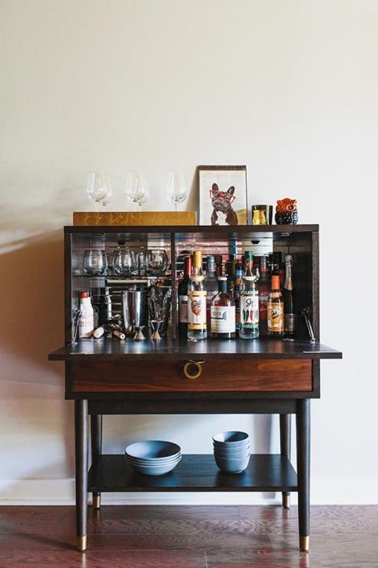 Home bar liquor cabinet 7
