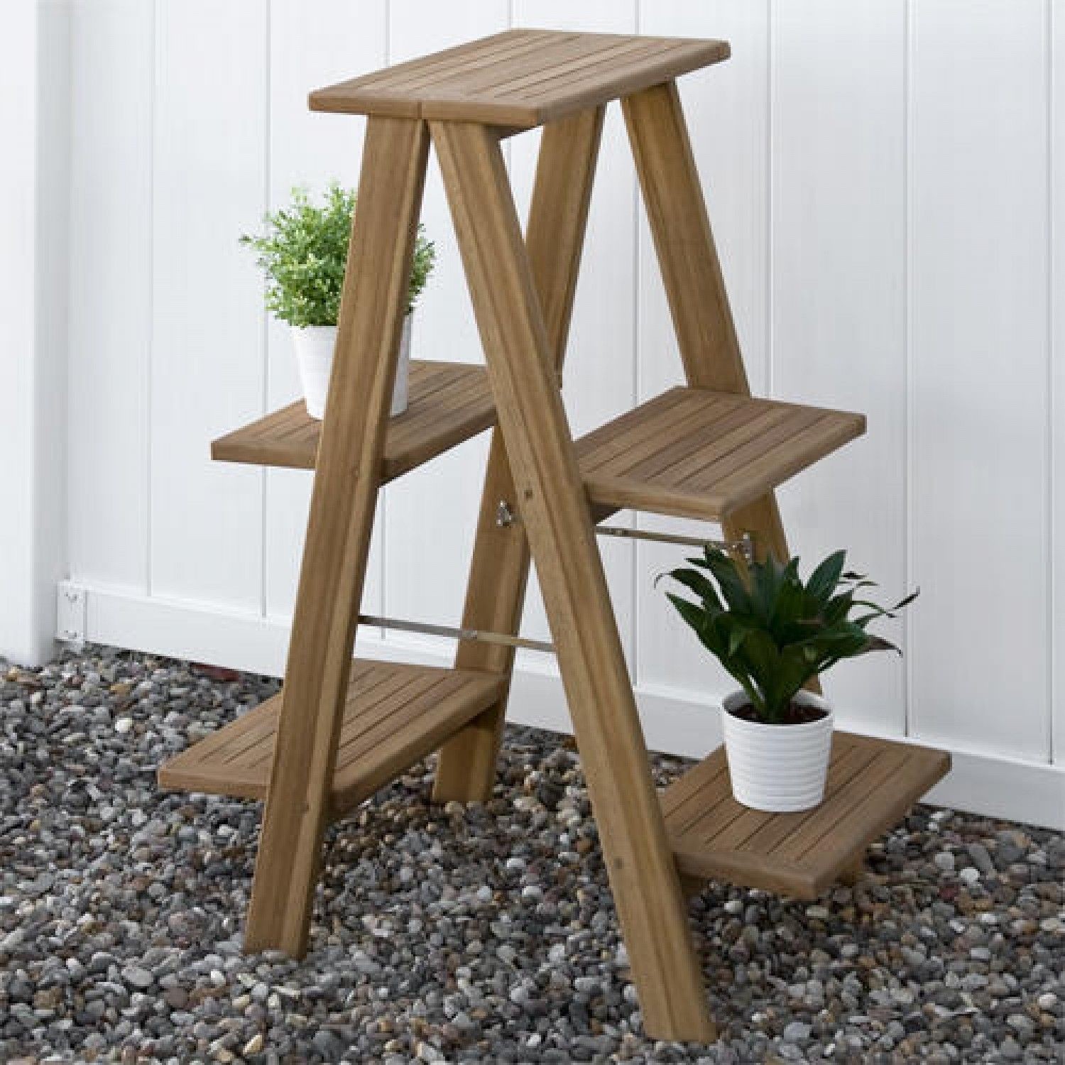 Dark Wood Plant Stand