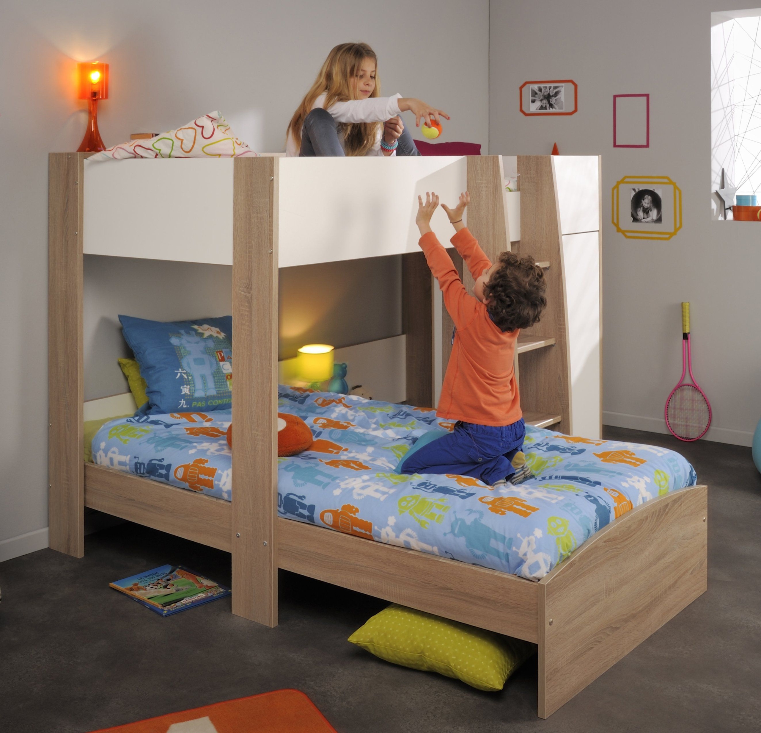 right angle bunk beds