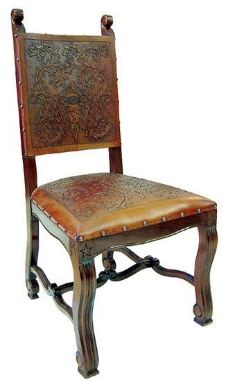 Leather western chair 1