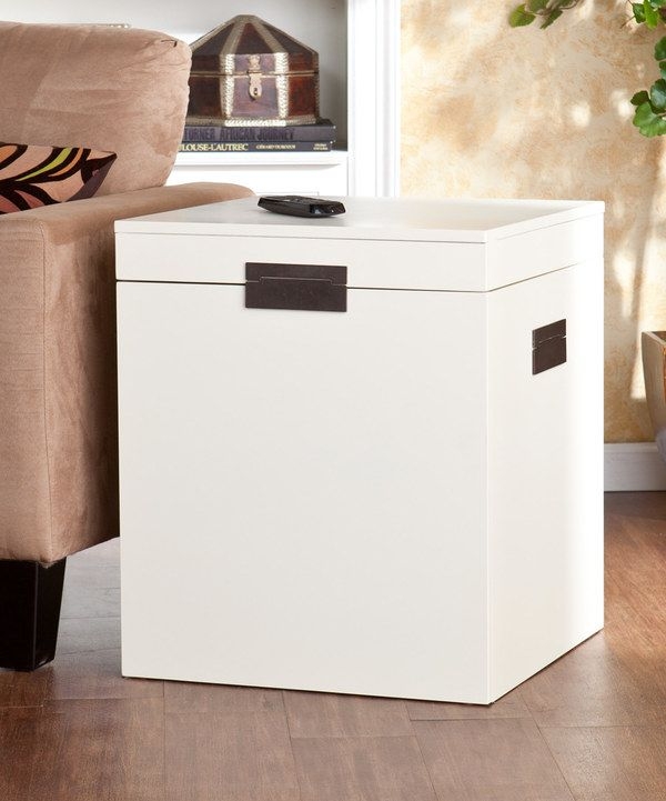Love this white aspen end table trunk on zulily zulilyfinds