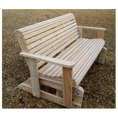 backyard glider bench