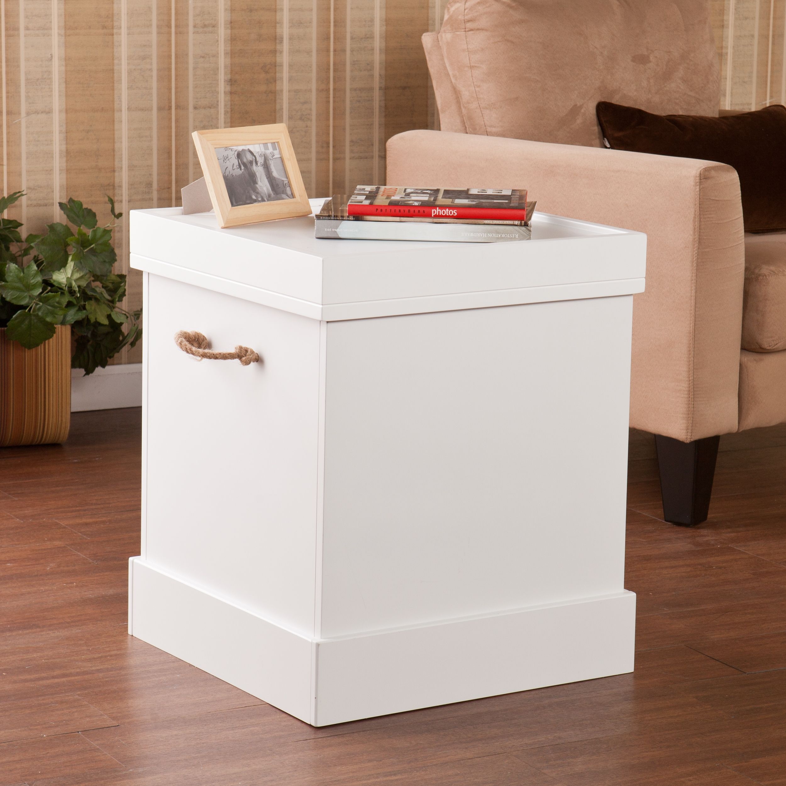 Storage trunk end table 9