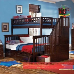 Twin Over Full Bunk Bed With Staircase Ideas On Foter