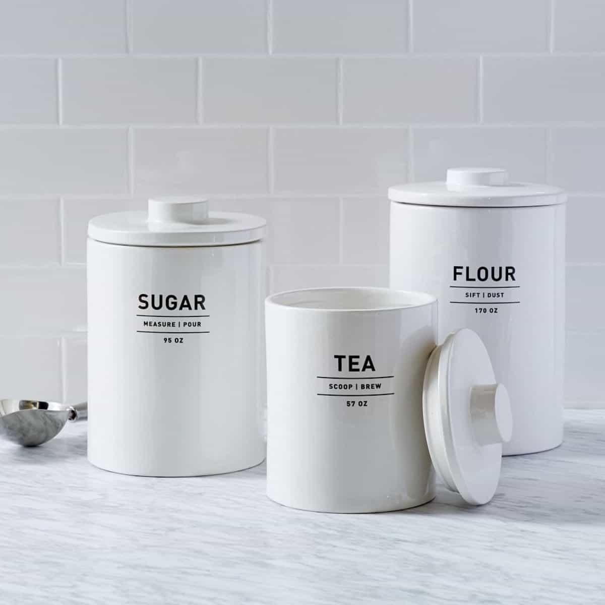 What to put in kitchen canisters